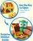 Motor Skill Toys for Toddlers, 10pcs Surprise Animals Finger Puppets Treasure with Number Locks, Matching Color Sorting Pirate Hunt Game, Learning Montessori Gift for 3 4 5 Year Old